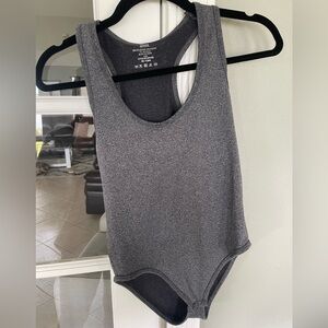 Zenana Grey Bodysuit